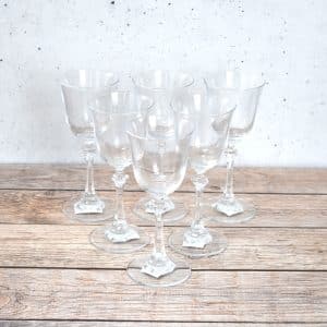 Copa De Vino De 6 Piezas De Vidrio