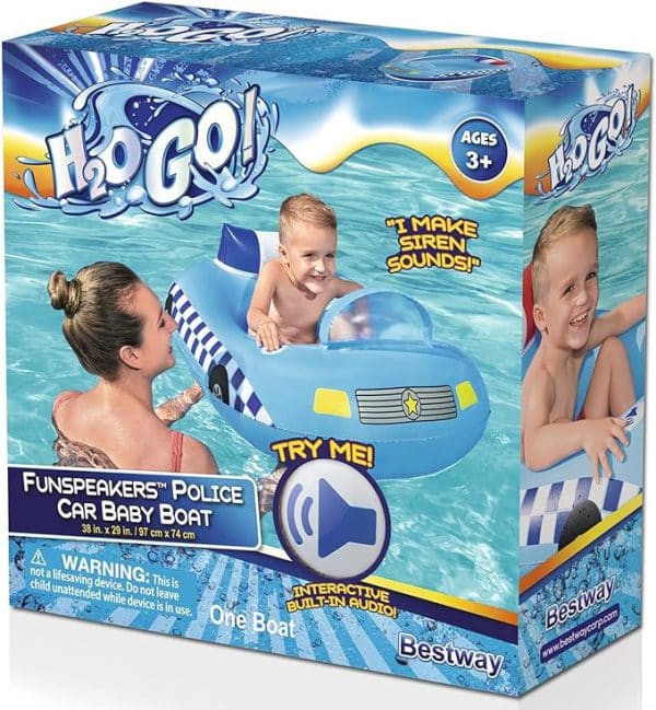 Bote Inflable Auto Policia Bestway - Imagen 2