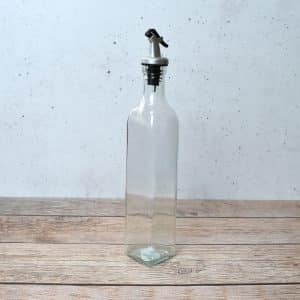 Aceitera De Vidrio Con Pico 30Cm