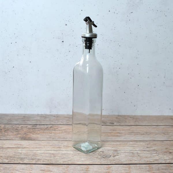 Aceitera De Vidrio Con Pico 30Cm
