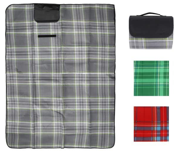 Manta para picnic diseño cuadrille