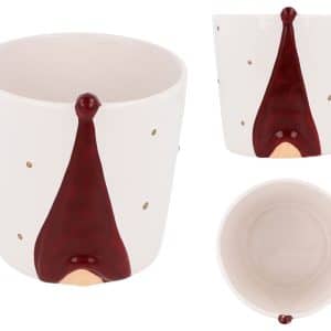Maceta De Ceramica Navideña