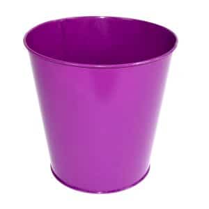 Balde De Lata Violeta