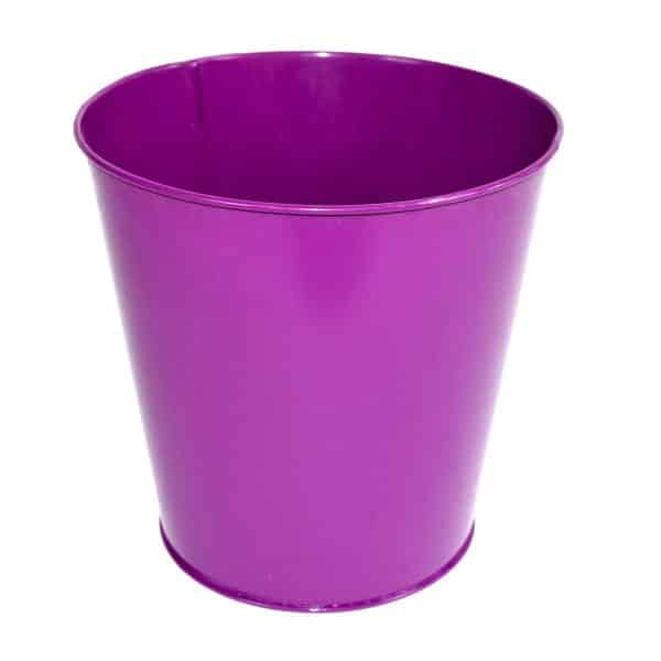 Balde De Lata Violeta