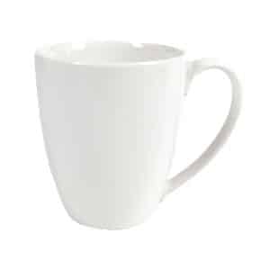 Taza De Desayuno De Cerámica Blanca