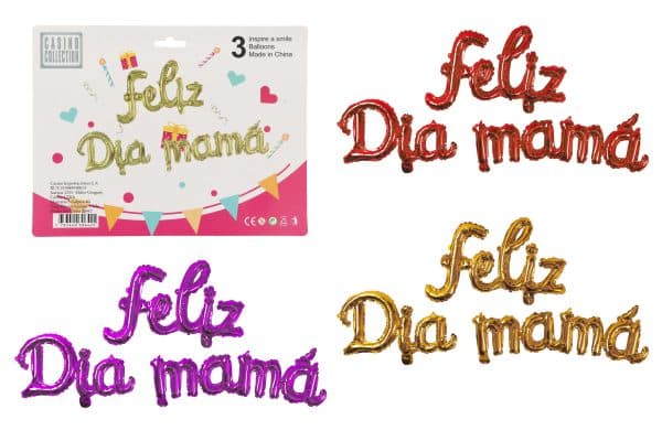Globo Helio Feliz Dìa Mamà