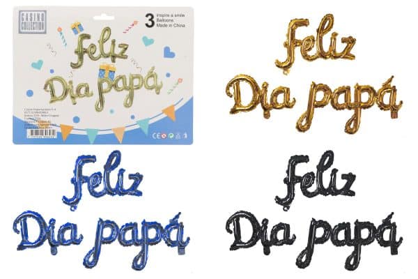 Set De Globo Para Helio Feliz Dia Papà