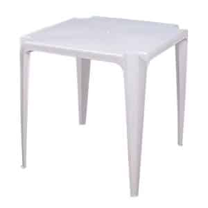 Mesa De Plastico Blanco Mor