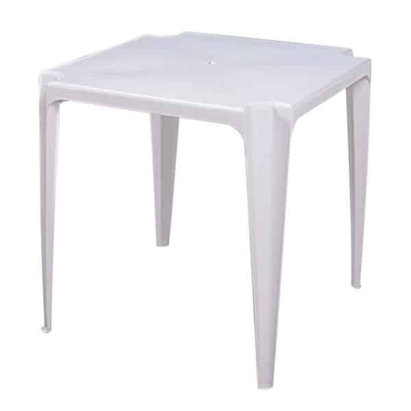 Mesa De Plastico Blanco Mor