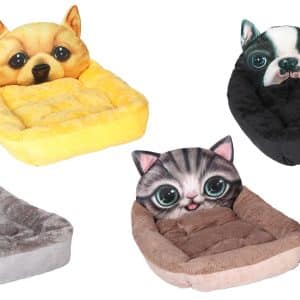 Cama Para Perro Con Almohadon Y Respaldo