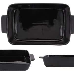 Asadera Rectangular De Ceramica