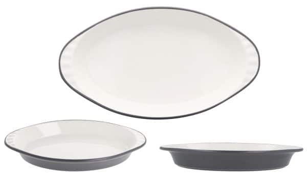 Asadera Oval De Ceramica