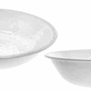 Bowl De Melamina Linea Spot Guarda Plateada