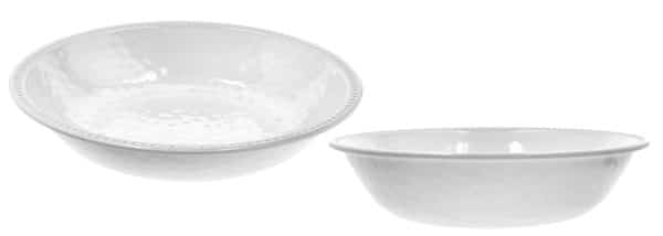 Bowl De Melamina Linea Spot Guarda Plateada