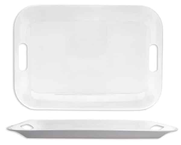 Bandeja de melamina rectangular Linea Blanca - Imagen 3