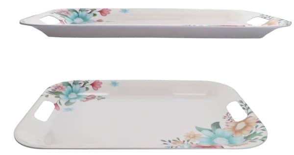 Bandeja de melamina rectangular Linea Margarita - Imagen 2