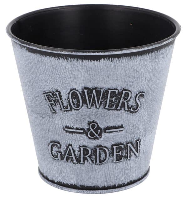 Maceta De Plastico Gris