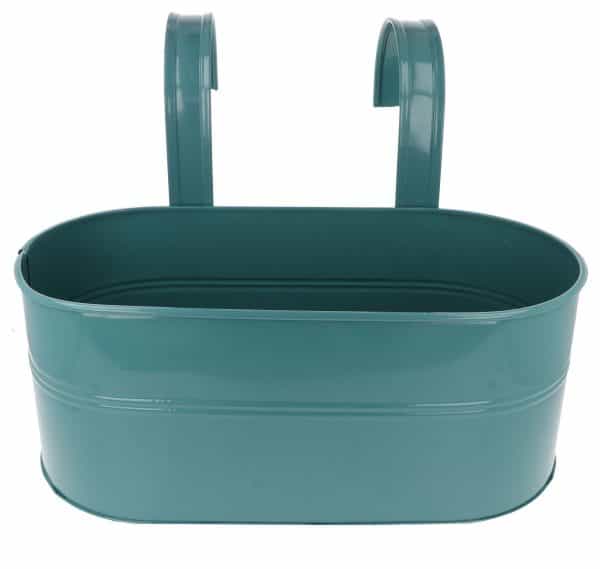 Maceta Oval De Metal Con Gancho - Imagen 2
