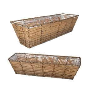 Macetero De Rattan