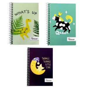 Libreta con tapa flexible 96 hojas con espiral Picasso
