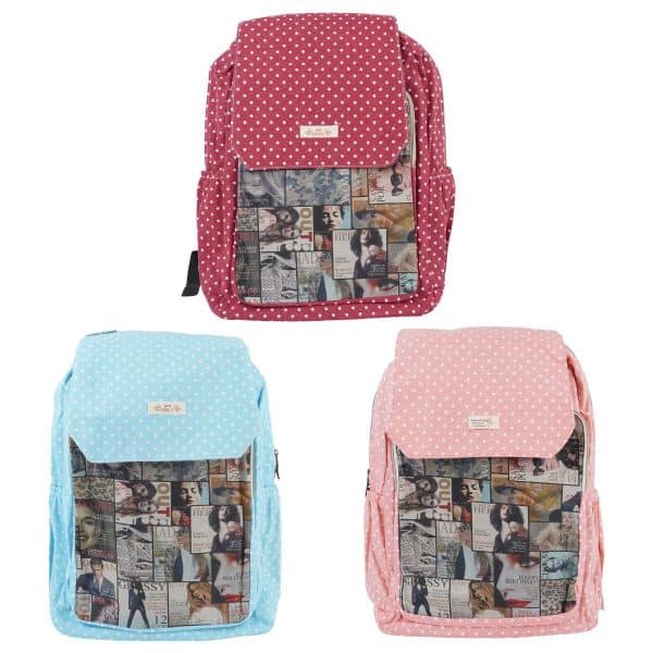 Mochila De Tela Con Lunares - Imagen 2