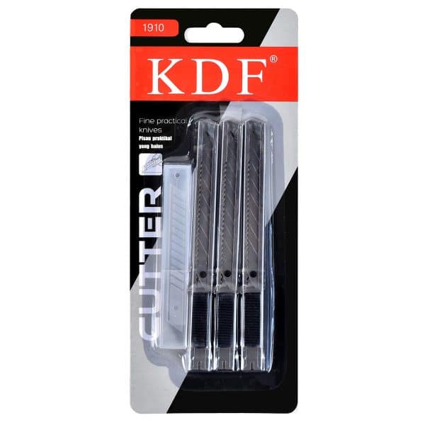 Set de tres trinchetas finas + repuestos