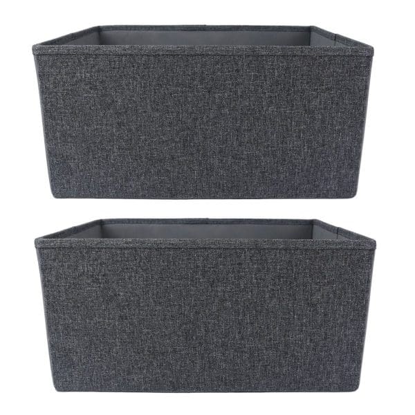 Caja Organizadora De Tela/Carton Plegable X2