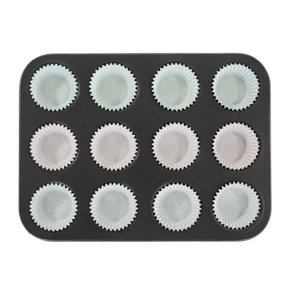 Asadera Rectangular Molde Para Cupcakes + Pirotines - Imagen 2