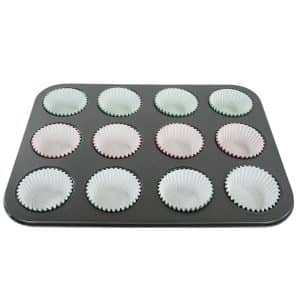 Asadera Rectangular Molde Para Cupcakes + Pirotines