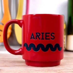 Taza De Cerámica Labrada Zodíaco
