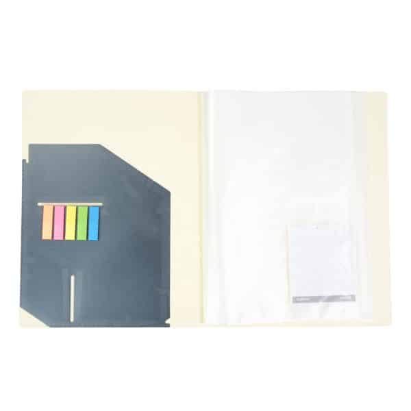 Carpeta Pvc A4 Con 20 Folios Y Banderitas Adhesivas - Imagen 2