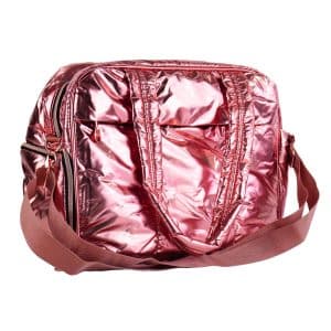 Bolso De Viaje Metalizado Brilloso