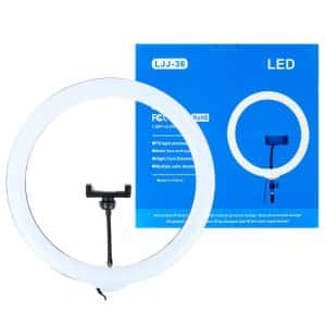 Aro De Luz Con 3 Intensidades + Soporte Para Celular