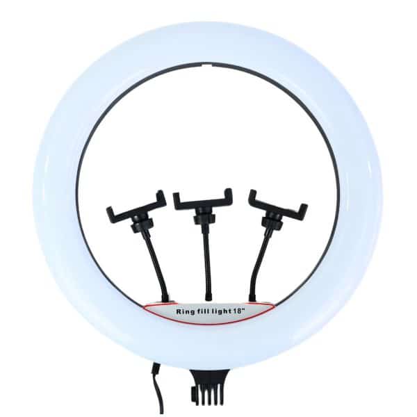 Aro De Luz 3 Intensidades + 3 Soportes Para Celular - Imagen 3
