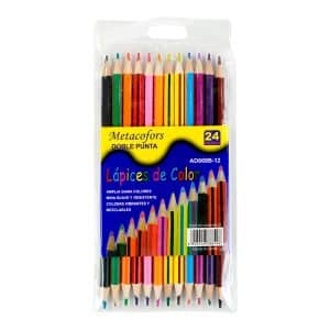 Lapices De Colores Doble Color