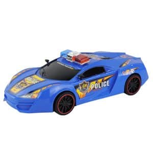 Auto deportivo de policia a friccion