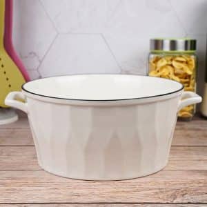 Bowl De Cerámica Con Asas
