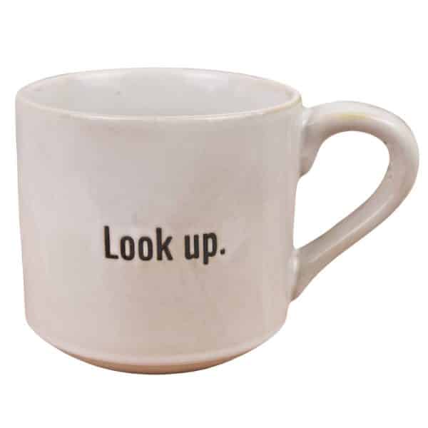 Taza De Cerámica Labrada Look Up - Imagen 2