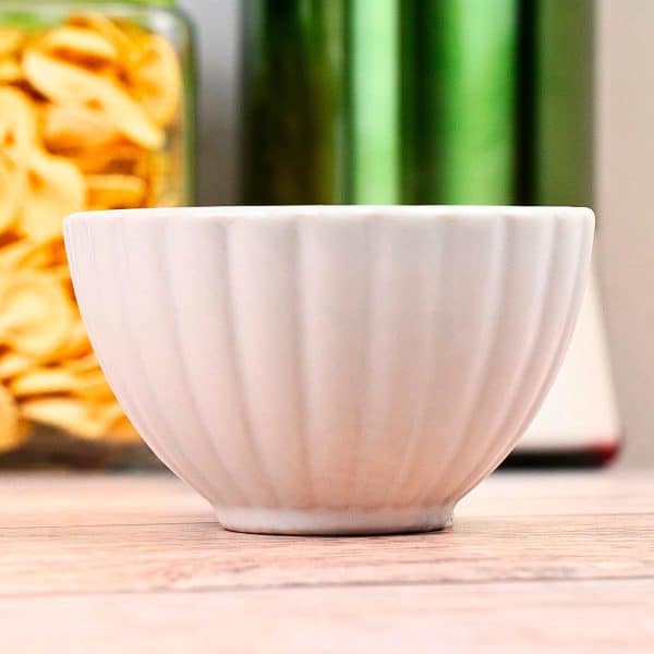 Bowl de cerámica labrado