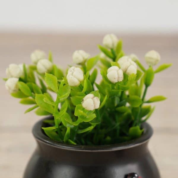 Planta Artificial Con Maceta De Ceramica - Imagen 3