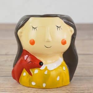 Maceta De Ceramica Con Forma