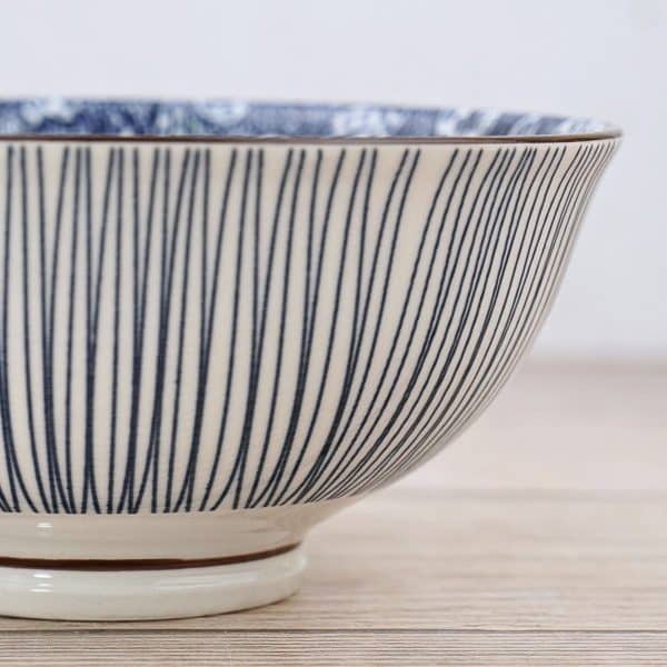 Bowl De Ceramica Con Diseño Interior Y Exterior - Imagen 3