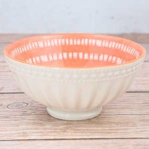 Bowl De Ceramica Labrado Con Diseño Interno