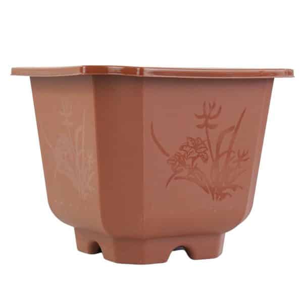 Maceta De Plastico Marron
