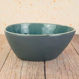 Bowl De Ceramica Con Color