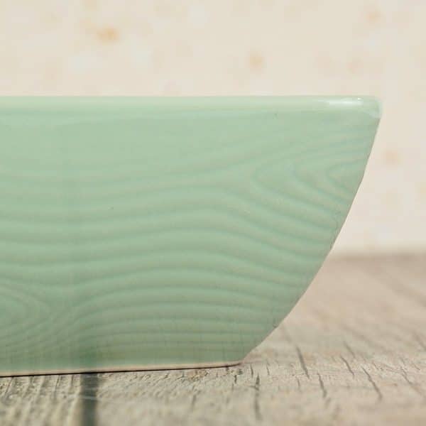 Bowl Cuadrado De Ceramica Labrado - Imagen 3