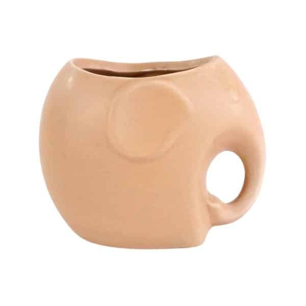 Maceta De Ceramica Elefante - Imagen 3