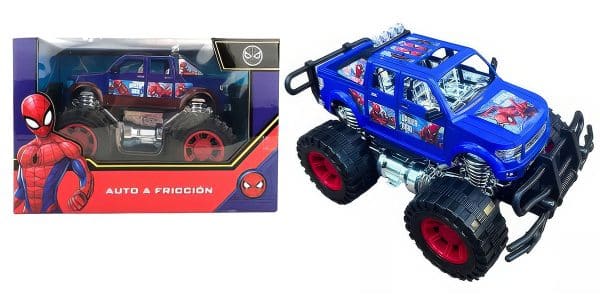 Camioneta 4x4 a friccion Spiderman