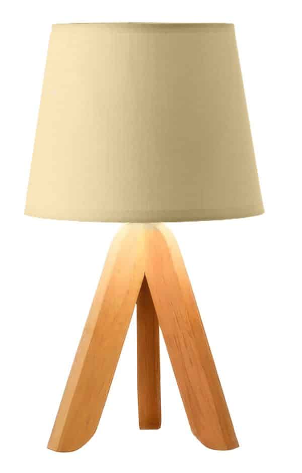 Lampara De 3 Patas De Madera - Imagen 3