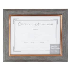 Porta certificado de madera
